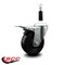 Service Caster 4'' Soft Rubber Swivel 7/8'' Expanding Stem Caster Total Lock Brake SCC-EXTTL20S414-SRS-78 - alternate 4